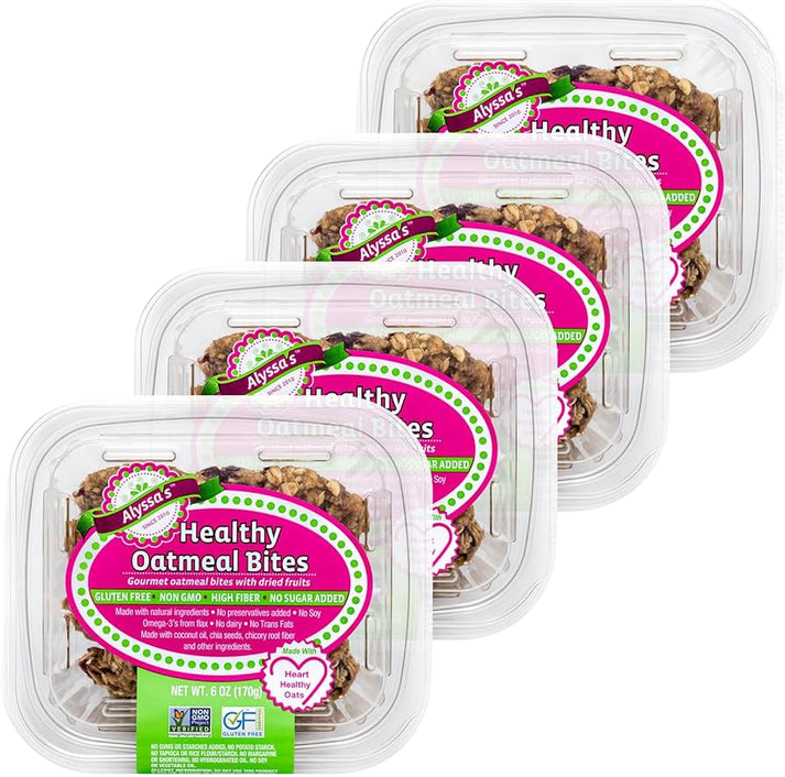 Alyssa's Healthy Oatmeal Bites 4-pack
