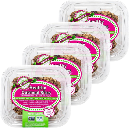 Alyssa's Healthy Oatmeal Bites 4-pack