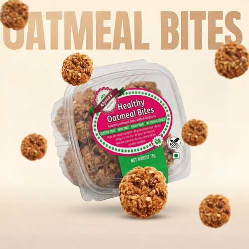 Alyssa's Healthy Oatmeal Bites bag