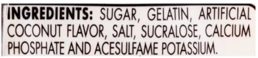 D'Gari Gelatinas | Coconut, 2 Pack)