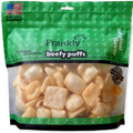 Frankly Collagen Beefy Puffs | Small Dog Treats | Crunchy Protein Bites | Rawhide Free, Grain Free, Low Fat Dog Training Rewards Snacks | No Additives Air-Dried Beef Puffs
