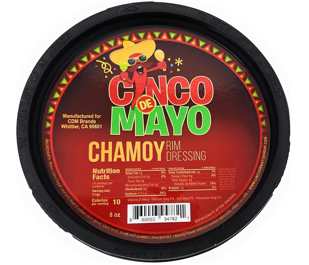 Cinco de Mayo Chamoy and Watermelon Rim Dip Dressing 8 oz, Pack of 2