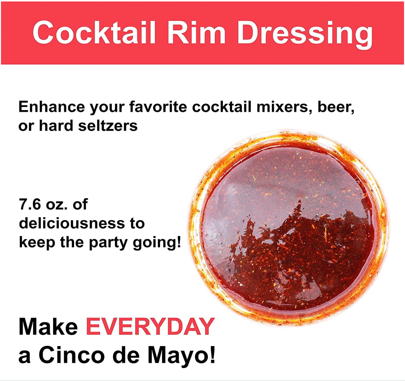 Cinco de Mayo Chamoy Rim Dip Cocktail Rim Dressing (3 pack)