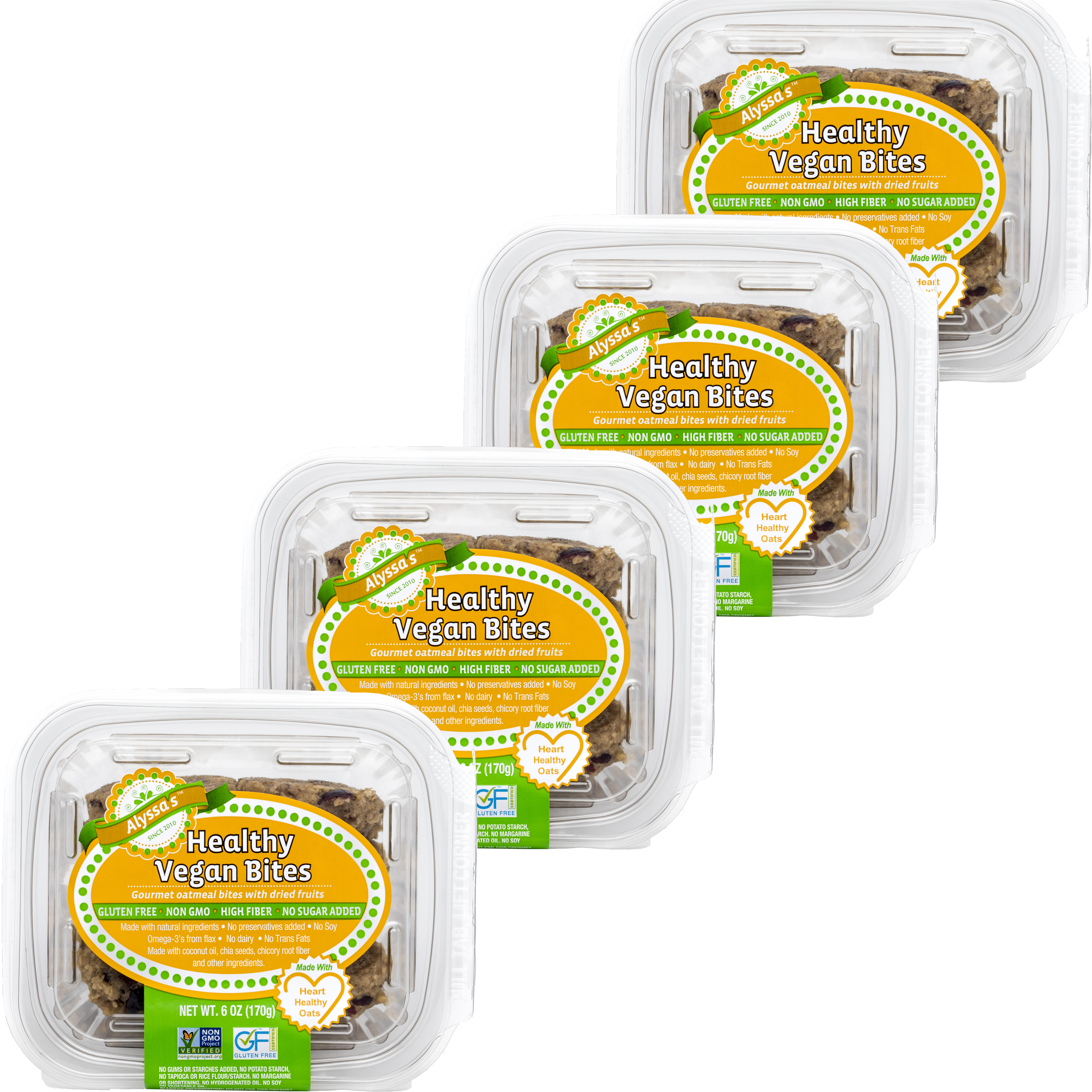Alyssa's Vegan Oatmeal Bites 4-pack